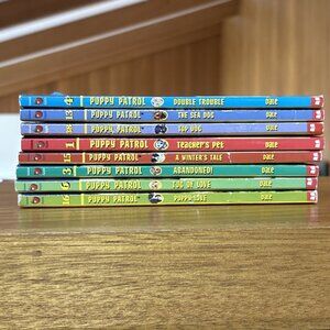 Puppy Patrol Chapter Book Lot 8 Teachers Pet Homeschool Jenny Dale Class Mascot